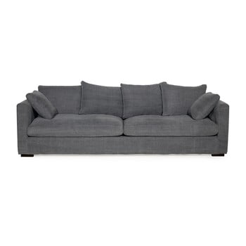 Canapea cu 3 locuri softnord comfy, gri închis