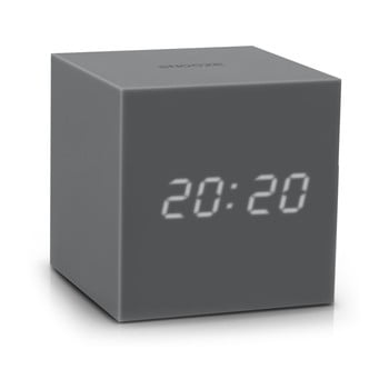 Ceas gri cu led gingko gravity cube