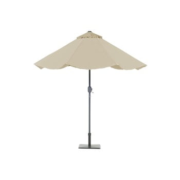 Umbrelă de grădină cu lumini led monobeli shining, bej