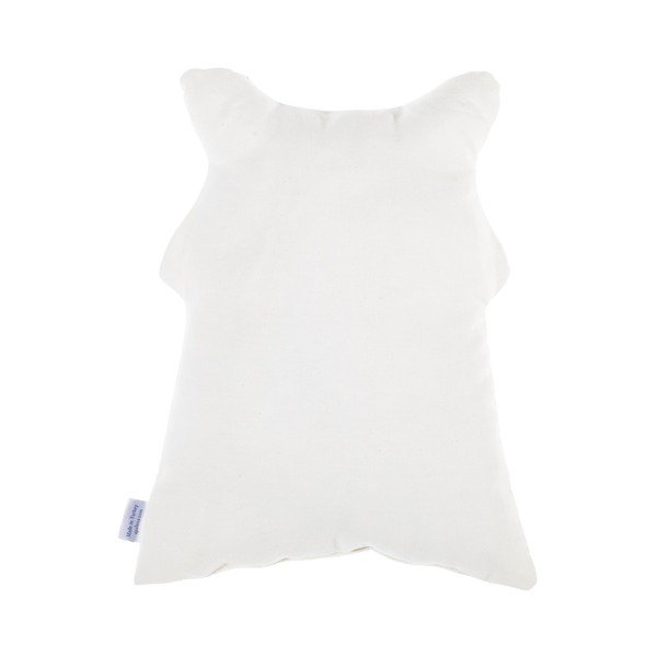 Šedý dětský polštářek s příměsí bavlny Apolena Pillow Toy Smart Cat, 23 x 33 cm