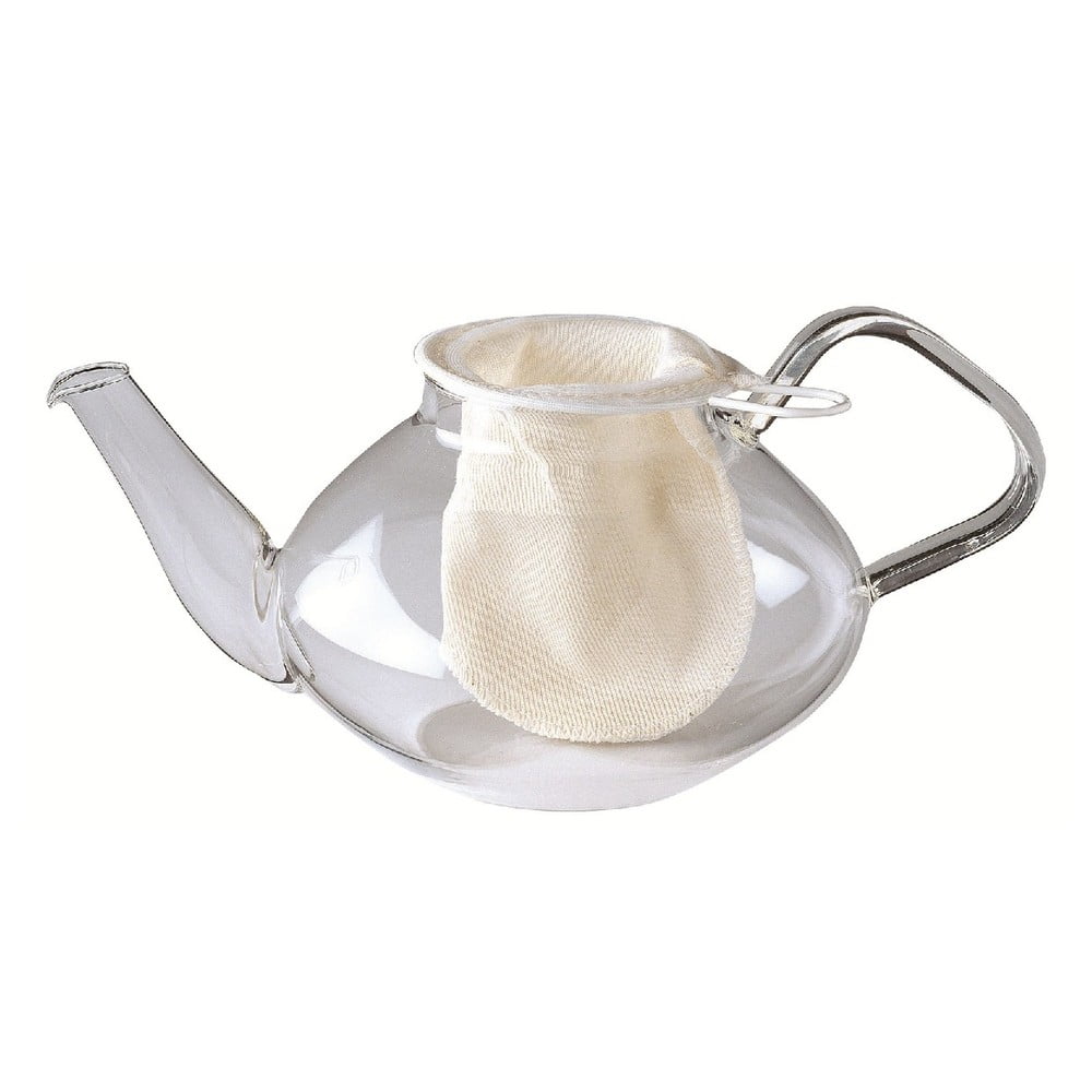 Bílá bavlněná čajová síťka Westmark, ø 9 cm
