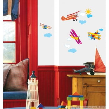 Set autocolante ambiance planes
