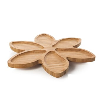 Platou din bambus bambum villeger, 33 x 33 cm