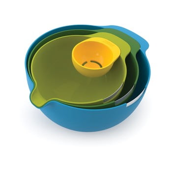 Set 3 boluri cu separator de gălbenuș de ou joseph joseph nest mix