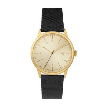 Ceas chpo rawiya classic, negru-auriu
