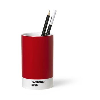 Suport din ceramică pentru pixuri și creioane pantone, roșu