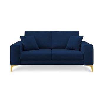 Canapea cu 2 locuri cosmopolitan design basel, albastru închis