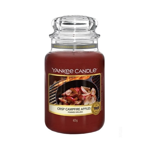 Vonná svíčka Yankee Candle Crisp Campfire Apples, doba hoření 110 h