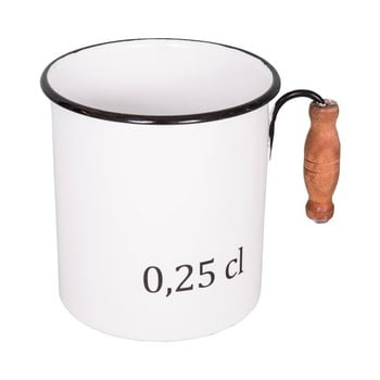 Cană cu mâner din lemn antic line anse, 250 ml