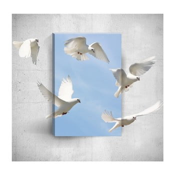 Tablou de perete 3d mosticx doves, 40 x 60 cm