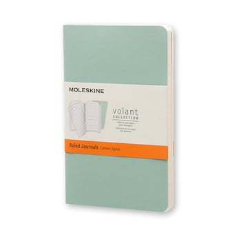 Caiet moleskine volant, 80 pag., hârtie dictando, verde