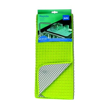 Suport textil pentru scurs vase kela rapida, 50 x 38 cm, verde