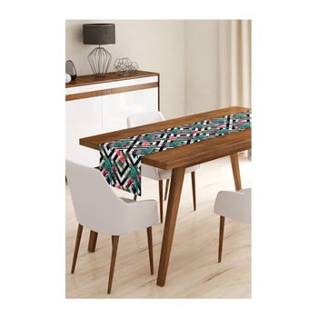 Napron din microfibră pentru masă minimalist cushion covers parrot stripes, 45 x 145 cm