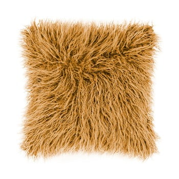 Pernă tiseco home studio mohair, 45 x 45 cm, galben închis