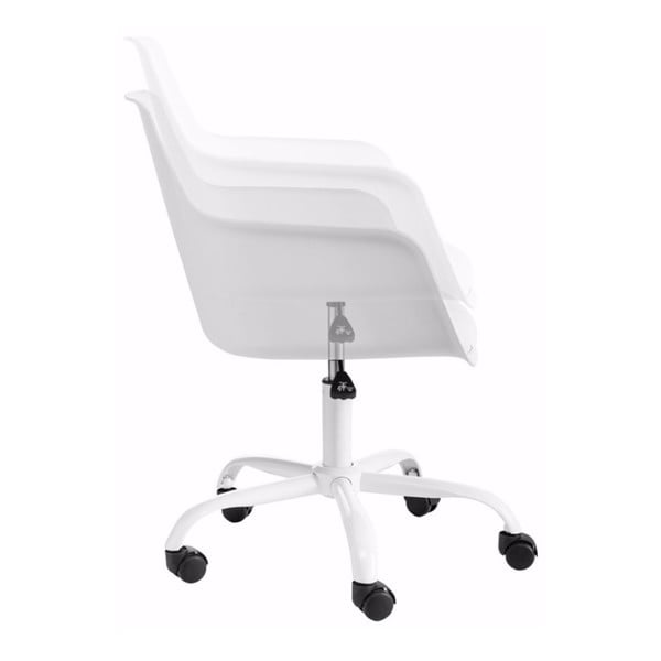 Bílá nastavitelná kancelářská židle Støraa Leslie