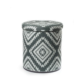 Puf cu spațiu pentru depozitare, potrivit pentru exterior fab hab valencia gray, gri