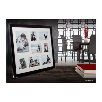 Ramă foto pentru 8 fotografii styler narvik, 51 x 41 cm, negru