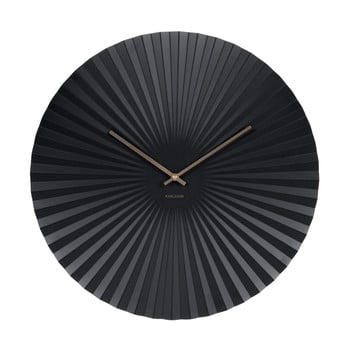 Ceas karlsson sensu, Ø 50 cm, negru