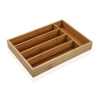 Suport din bambus pentru tacâmuri versa bambú, 35 x 25 cm