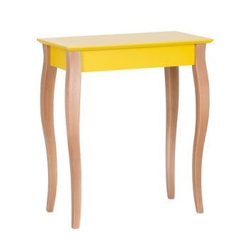 Măsuță de depozitare Ragaba Console, lungime 65 cm, galben