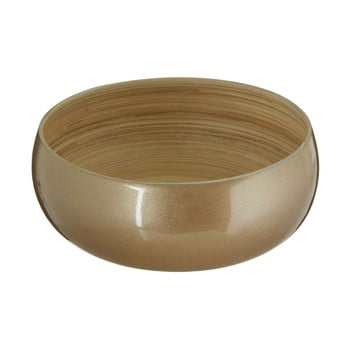 Bol din bambus premier housewares, ⌀ 25 cm, auriu
