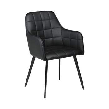 Scaun din piele ecologică dan-form denmark embrace, negru