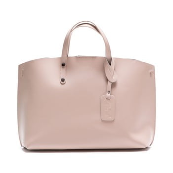 Poșetă din piele luisa vannini 3034 rosa