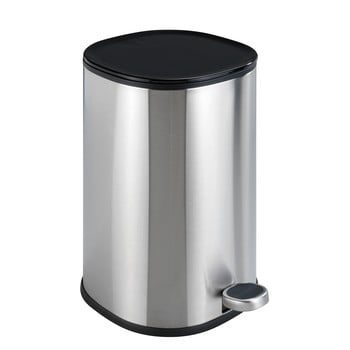 Coș de gunoi cu pedală, oțel inoxidabil mat wenko nant, 5 l