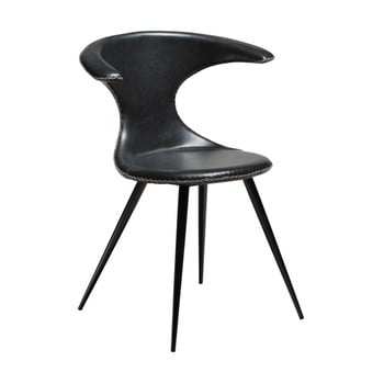 Scaun din piele ecologică dan-form denmark flair, negru