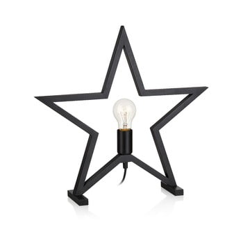 Decorațiune luminoasă din lemn markslöjd marta, înălțime 42 cm, negru