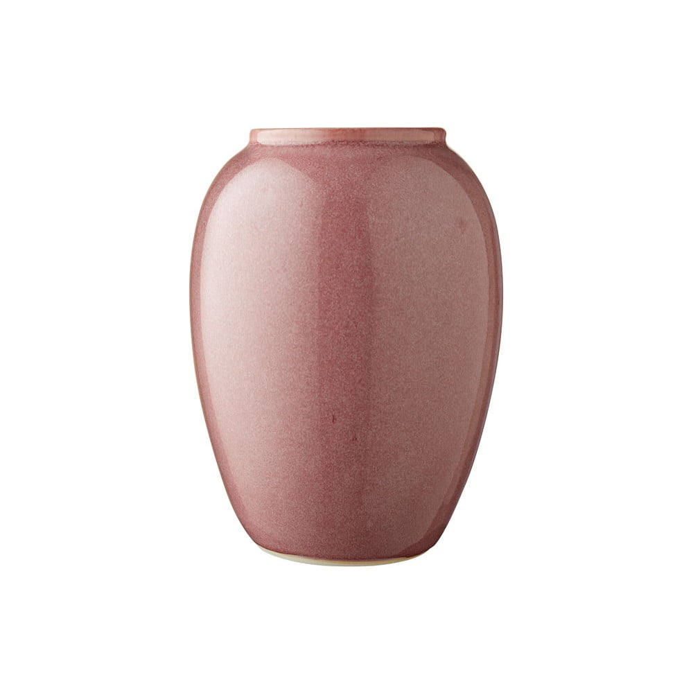 Růžová kameninová váza Bitz Pottery