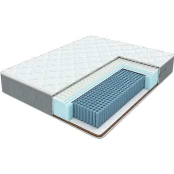 Saltea cu arcuri și două niveluri de fermitate lux duo s/f, 120 x 200 cm