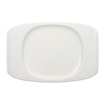 Farfurie din porțelan villeroy & boch urban nature, 32 x 21,5 cm, alb