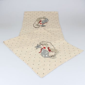 Traversă pentru masă dakls cats, 140 x 33 cm
