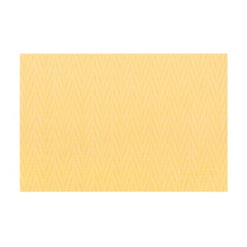 Suport pentru farfurie tiseco home studio chevron, 45 x 30 cm, galben