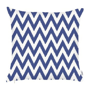 Față de pernă apolena sail zigzag, 43 x 43 cm, albastru