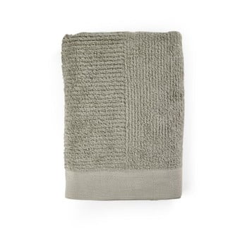 Prosop din bumbac 100 % zone classic eucalyptus, 70 x 140 cm, gri verde