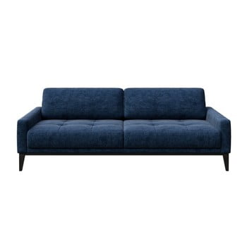 Canapea cu 3 locuri mesonica musso tufted, albastru