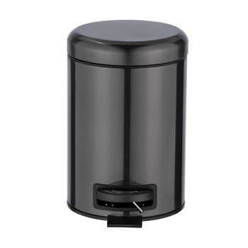 Coș de gunoi din oțel inoxidabil wenko, 3 l, negru