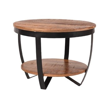 Măsuță cu blat din lemn de mango label51 rondo, ⌀ 60 cm