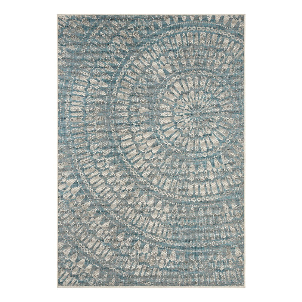 Šedomodrý venkovní koberec NORTHRUGS Amon, 200 x 290 cm