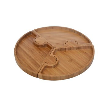 Set 3 boluri bambum puzzle snack