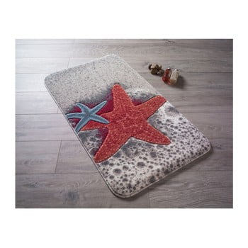 Covoraş de baie confetti bathmats starfish, 80 x 140 cm, roşu