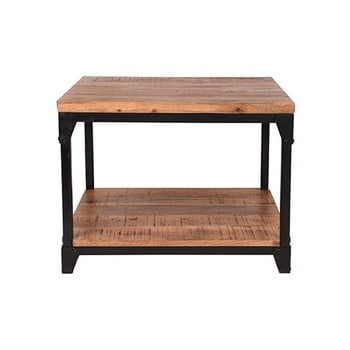 Măsuță cu blat din lemn de mango label51 sturdy, lățime 60 cm