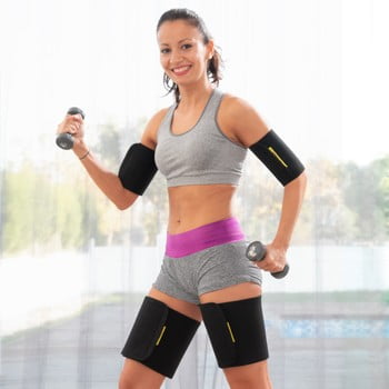 Set 4 benzi sport cu efect saună pentru brațe și picioare innovagoods