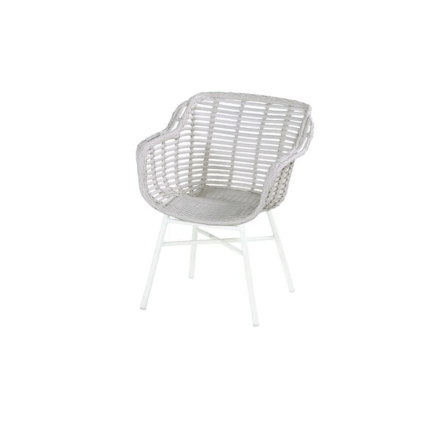 Bílá zahradní židle Hartman Cecilia