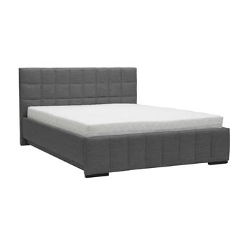 Pat dublu mazzini beds dream, 160 x 200 cm, gri