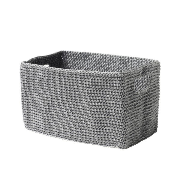 Šedý košík Zone Confetti, 14 x 22 cm