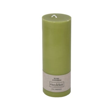 Lumânare baltic candles eco, înălțime 20 cm, verde