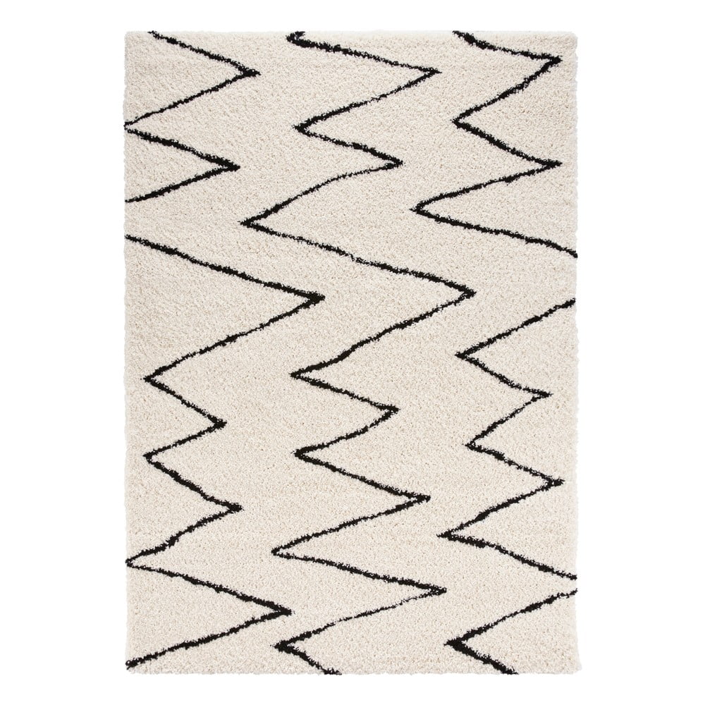 Béžovo-černý koberec Mint Rugs Jara, 200 x 290 cm